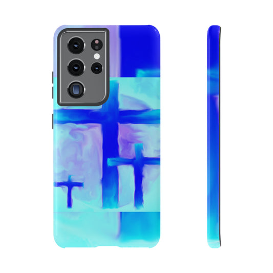 "Dream Visions - Divine Cross Protective Phone Case"