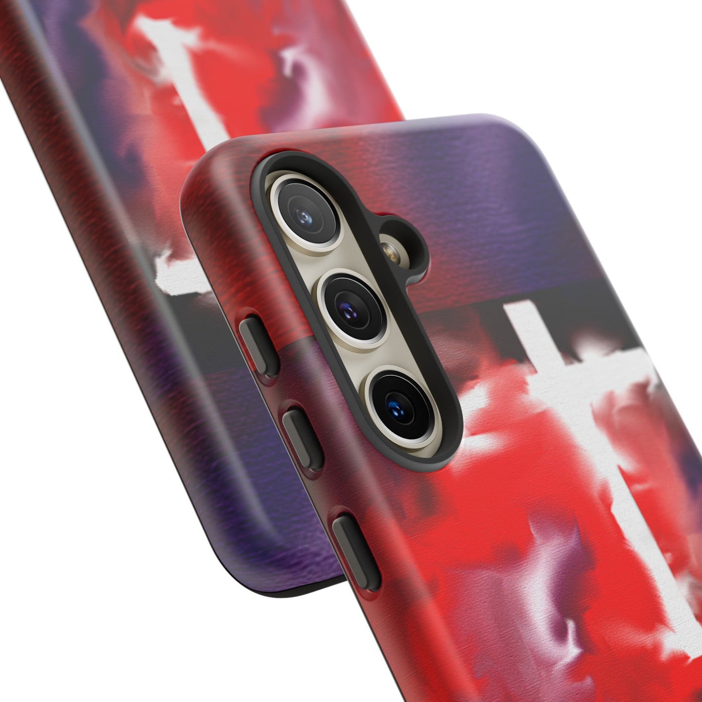 "Above The Light - Cross Art Protective Phone Case"