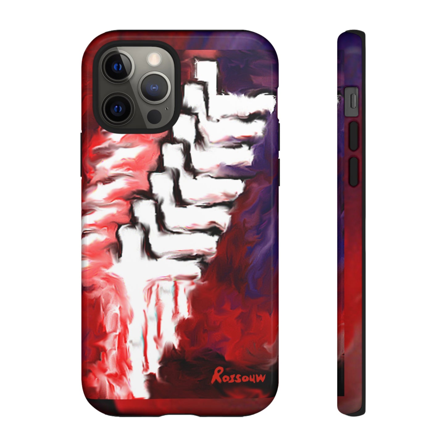 "Beyond The Shadows - Cross Phone Case With Dual Layer Protection"