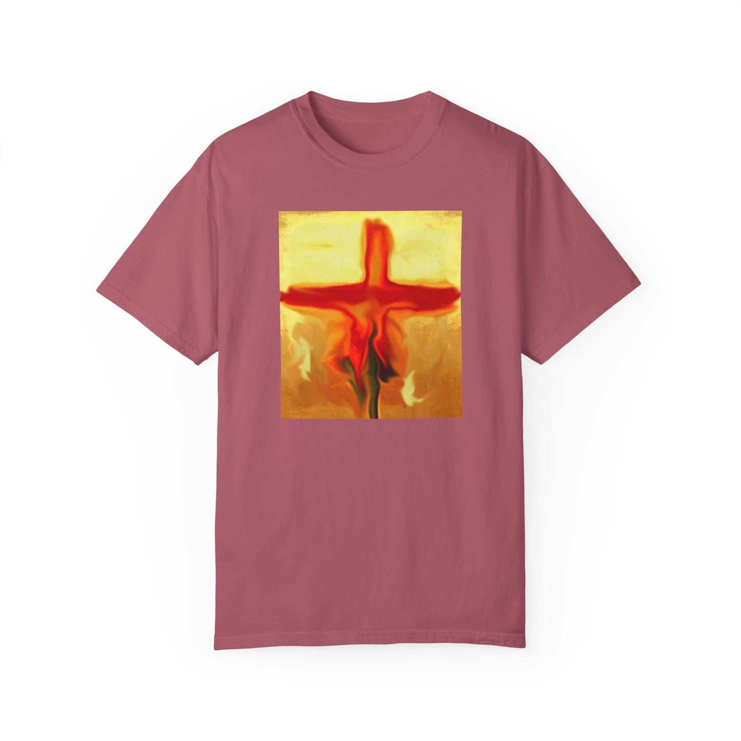 “Rose Petals - Spiritual Art Unisex Dyed T-Shirt – Comfort Colors 1717"