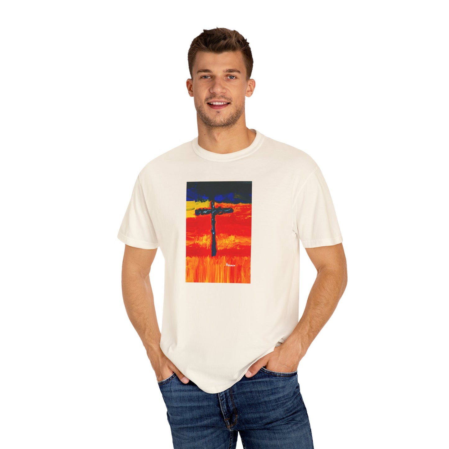 “Rainbow Warrior - Spiritual Art Unisex Dyed T-Shirt – Comfort Colors 1717"