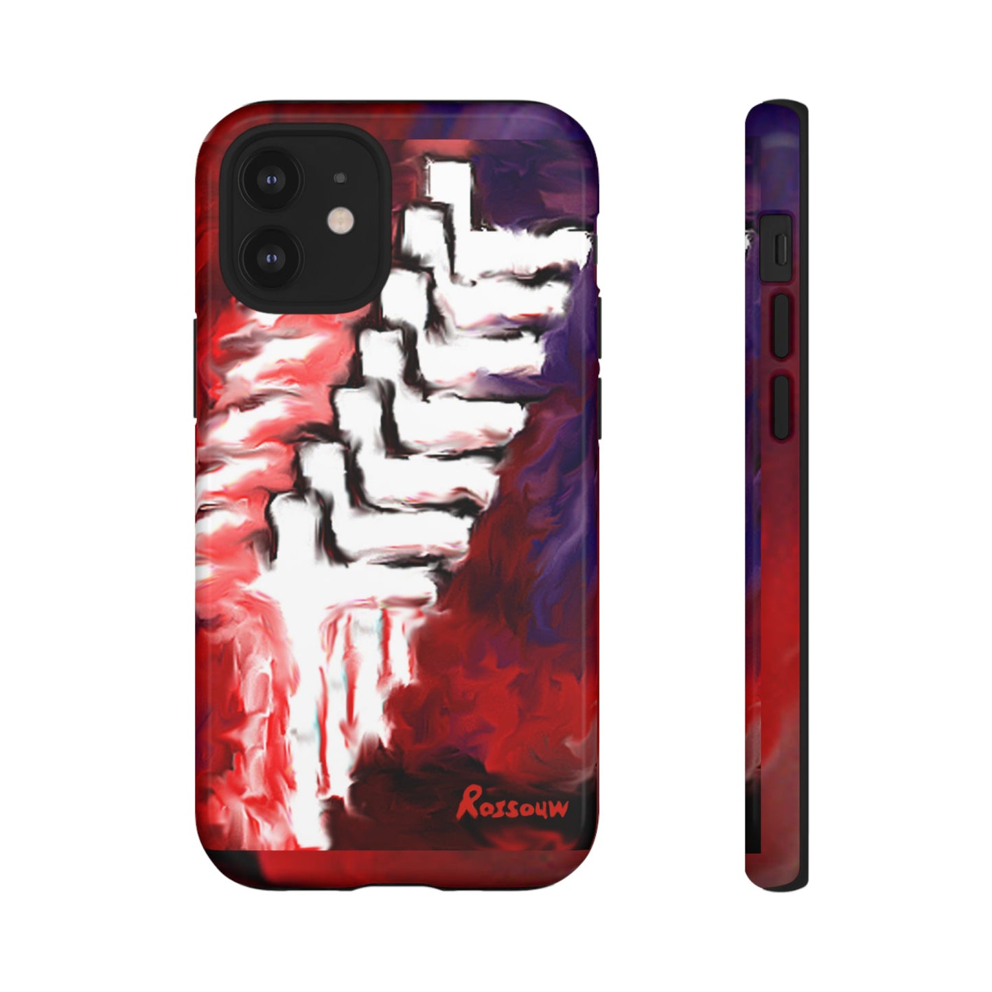 "Beyond The Shadows - Cross Phone Case With Dual Layer Protection"