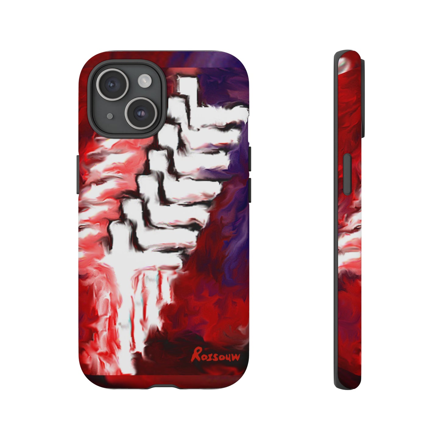 "Beyond The Shadows - Cross Phone Case With Dual Layer Protection"