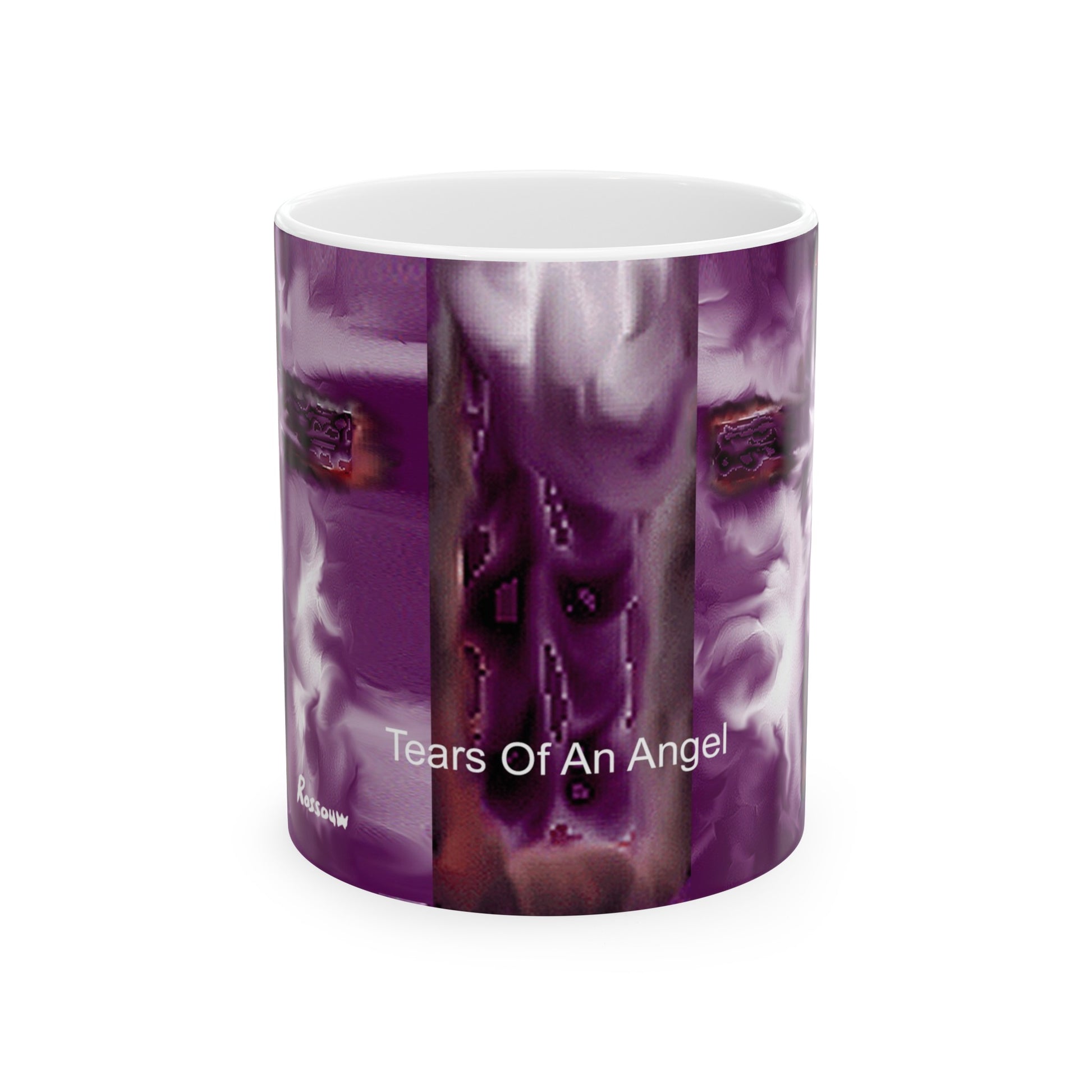 Tears Of An Angel - Inspirational Cross Art Ceramic Mugs – Start Your Day Right