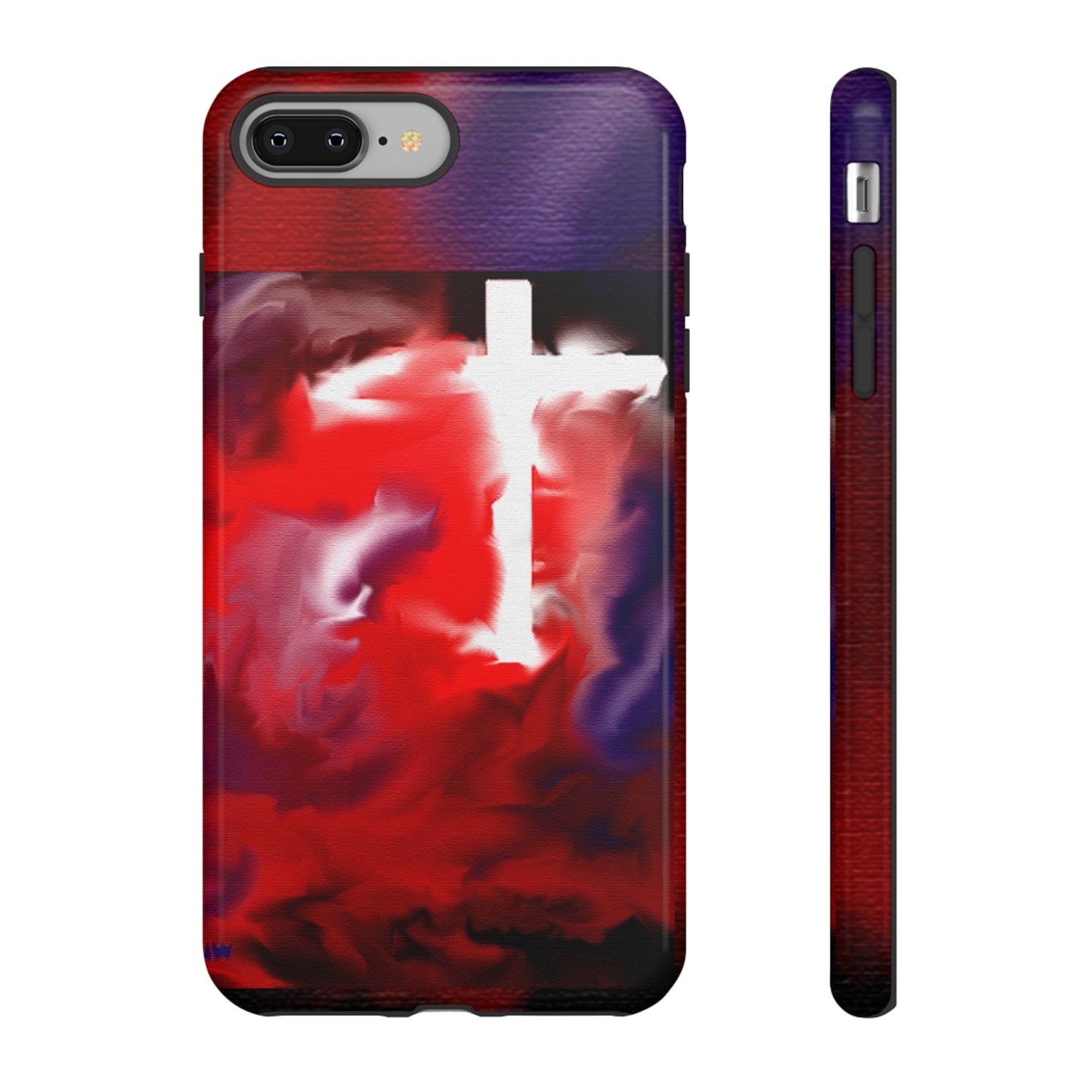 "Above The Light - Cross Art Protective Phone Case"