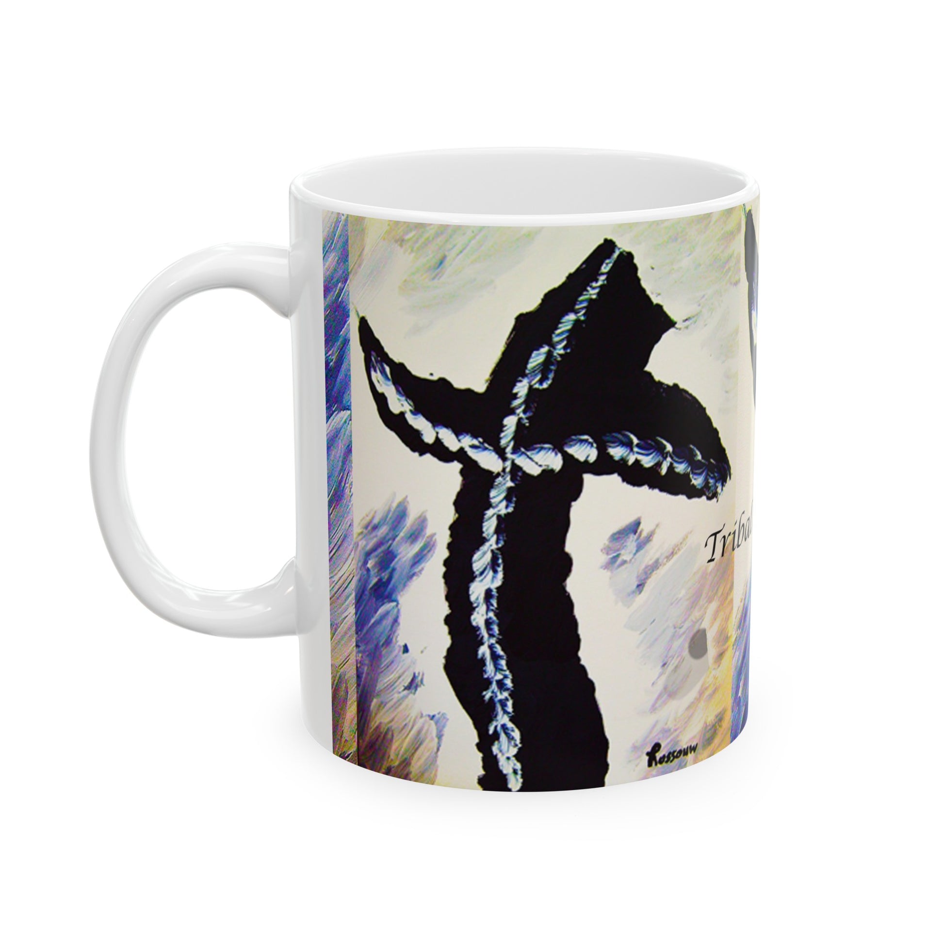 Tribal Chief - Inspirational Cross Art Ceramic Mugs – Start Your Day Right