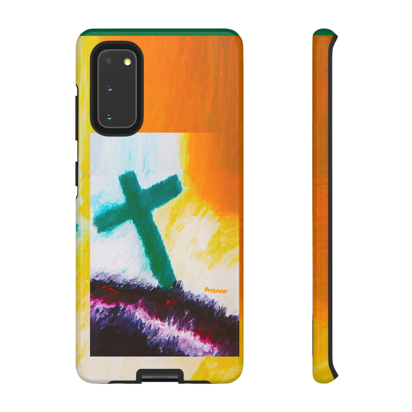 "Sunrise - Divine Cross Protective Phone Case"