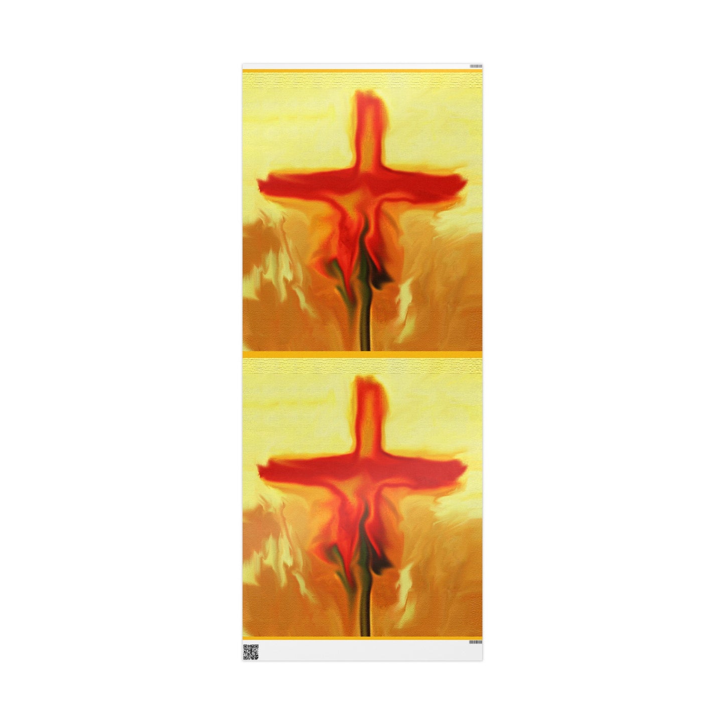 “Rose Petals - Christmas Cross Gifts - Wrapping Paper"