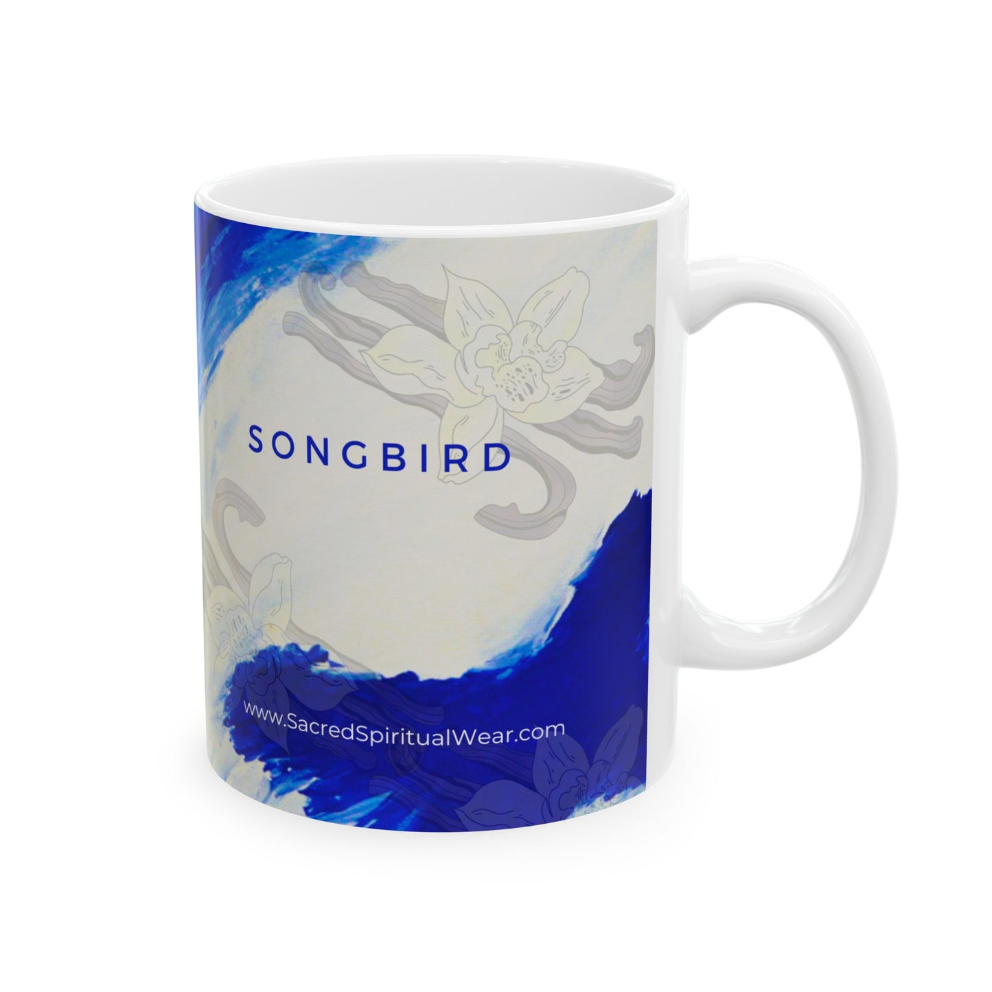 “Songbird - Inspirational Coffee Mugs – Cross Painting (11oz, 15oz)"