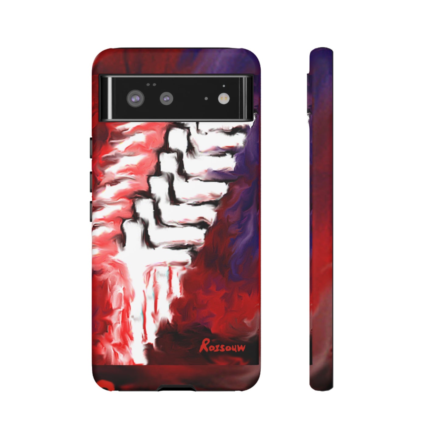 "Beyond The Shadows - Cross Phone Case With Dual Layer Protection"