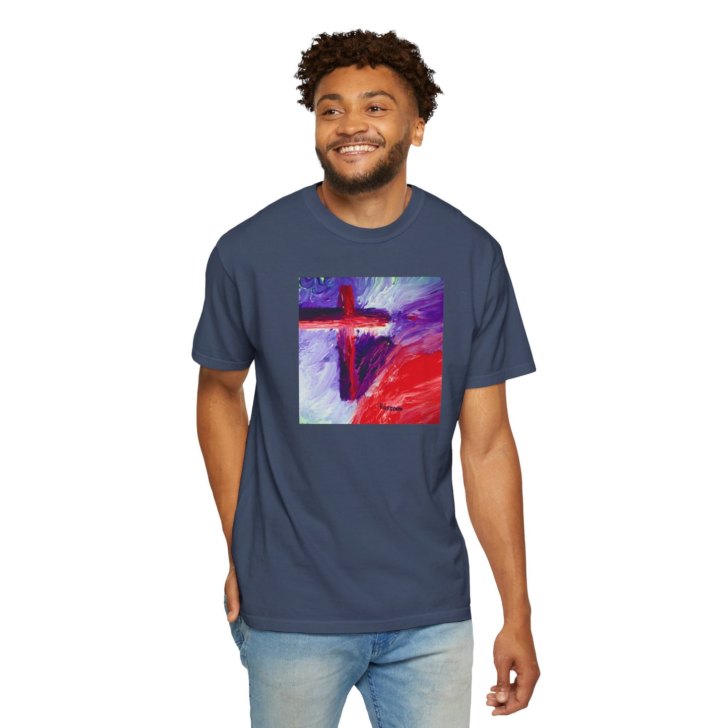 “Candy Skies - Spiritual Art Unisex Dyed T-Shirt – Comfort Colors 1717"