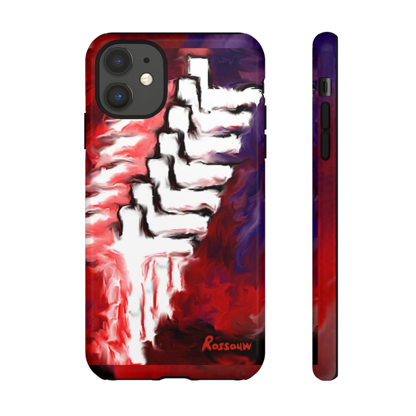 "Beyond The Shadows - Cross Phone Case With Dual Layer Protection"