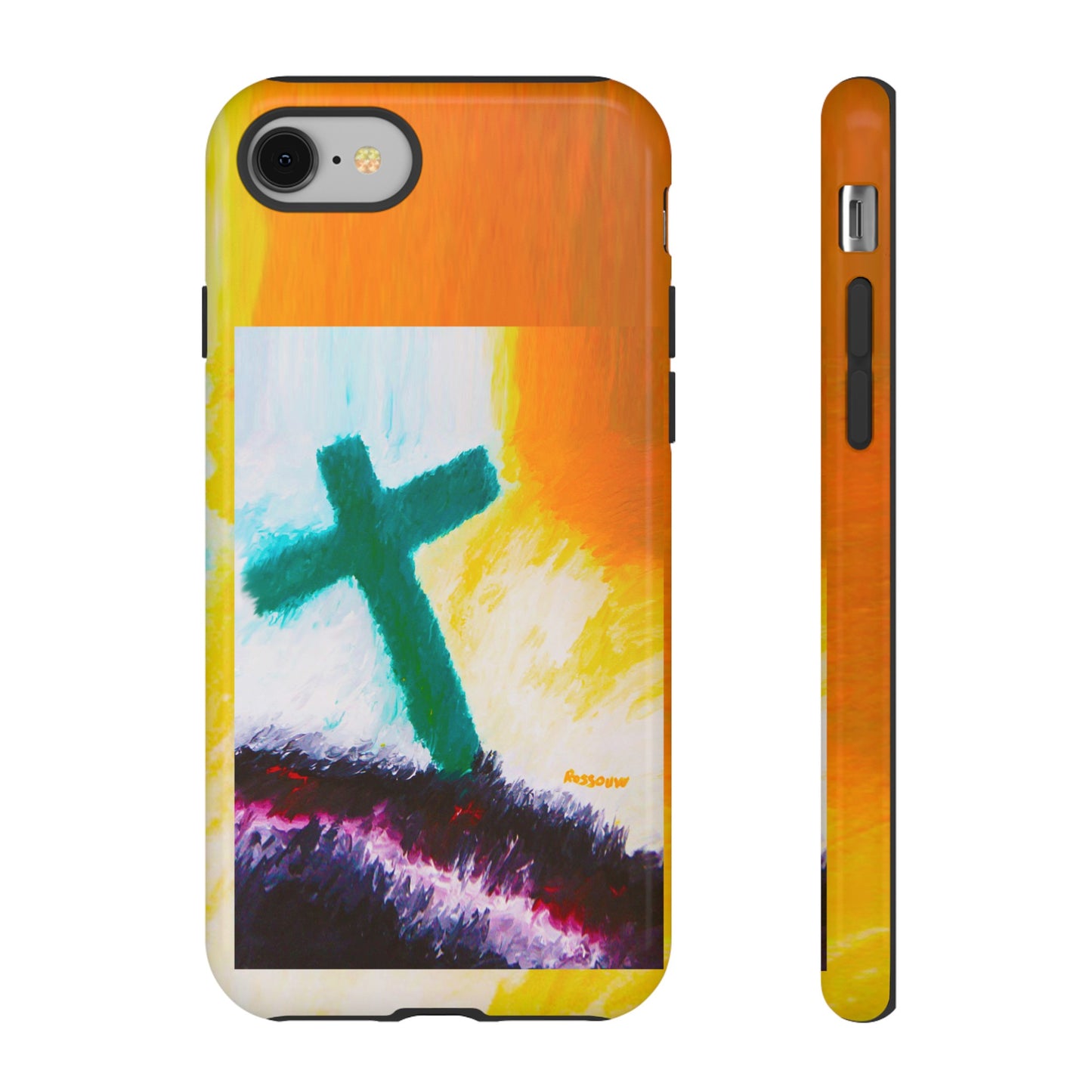 "Sunrise - Divine Cross Protective Phone Case"