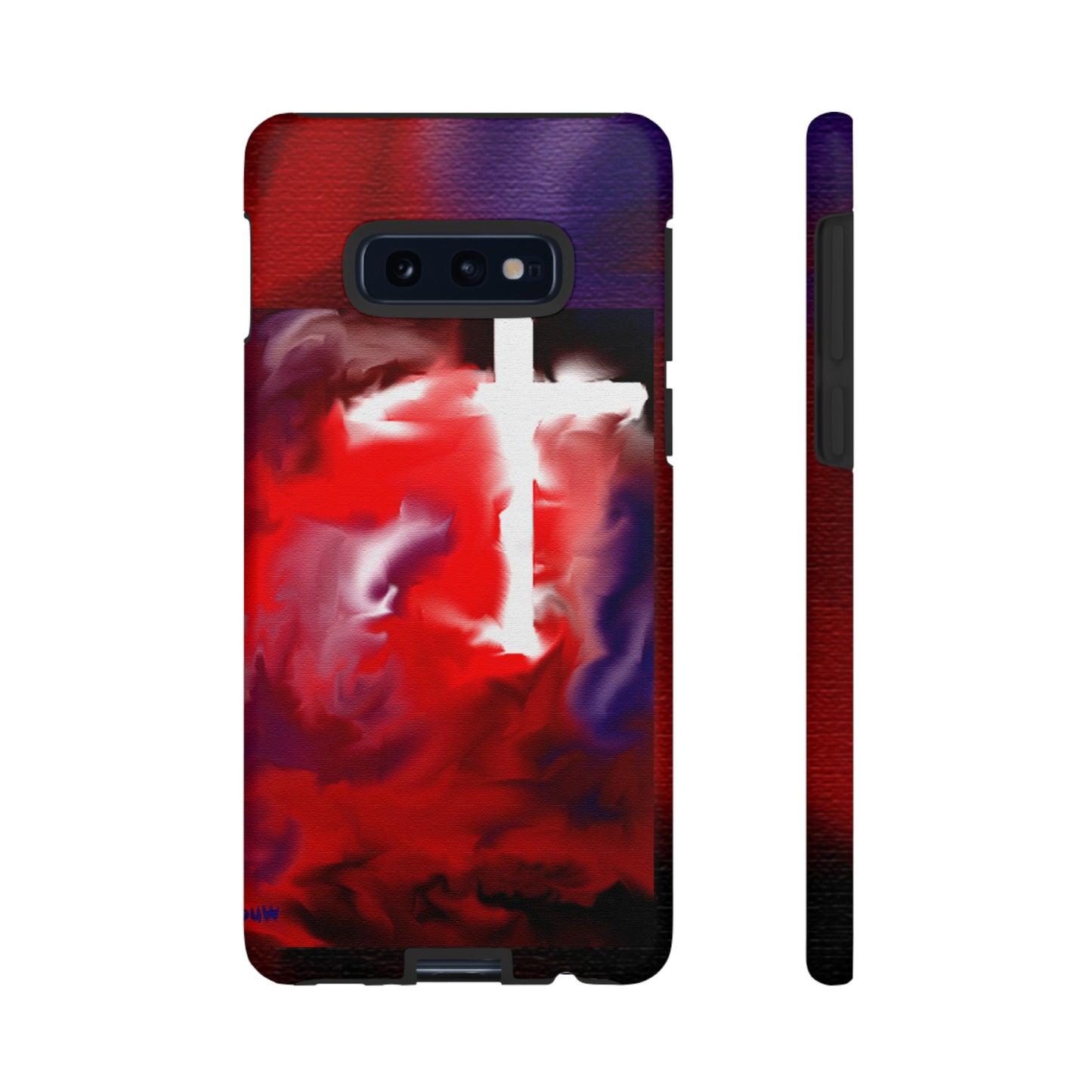 "Above The Light - Cross Art Protective Phone Case"