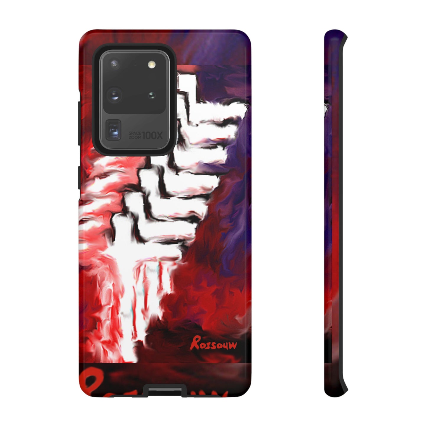 "Beyond The Shadows - Cross Phone Case With Dual Layer Protection"