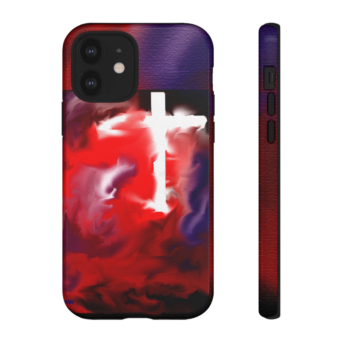 "Above The Light - Cross Art Protective Phone Case"