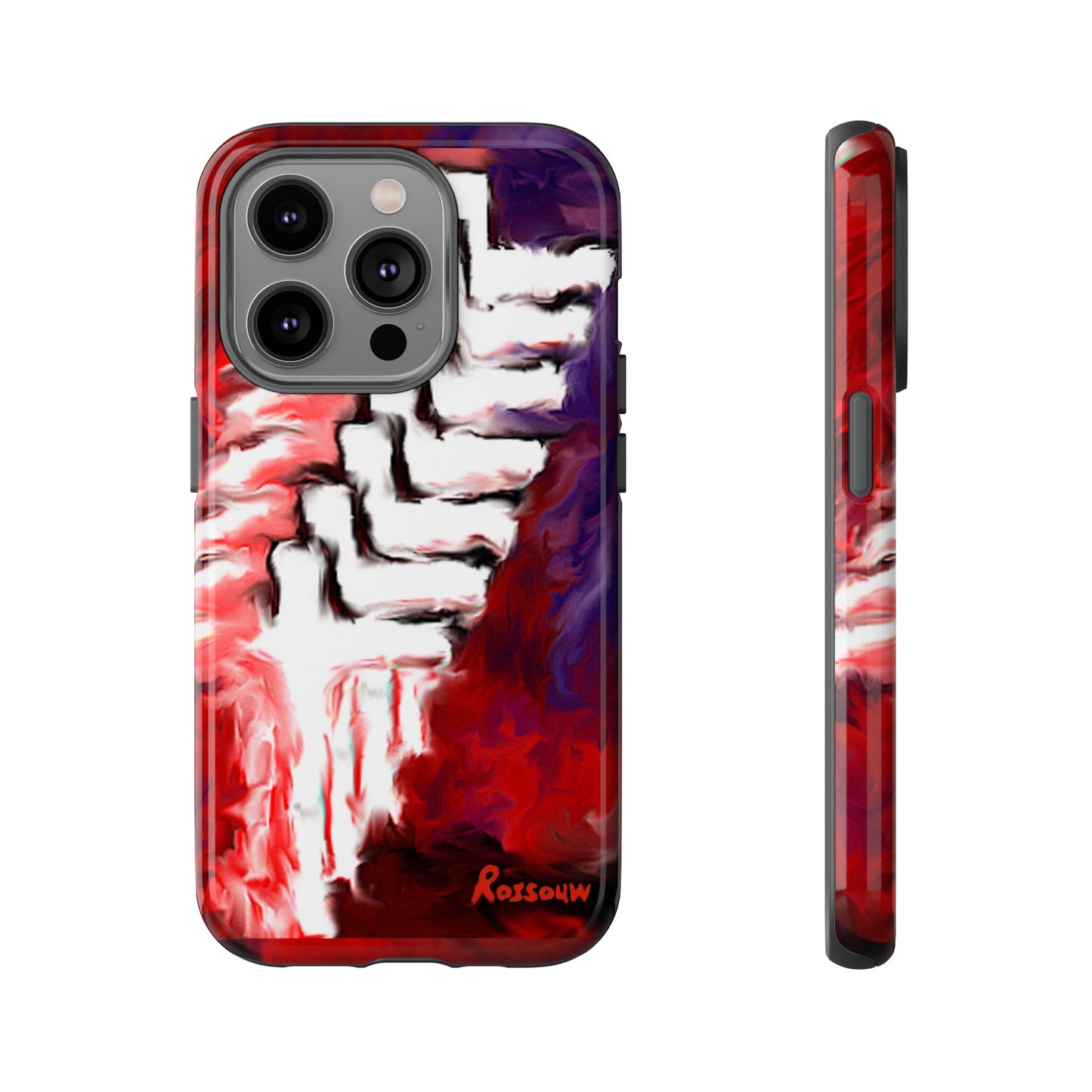 "Beyond The Shadows - Cross Phone Case With Dual Layer Protection"