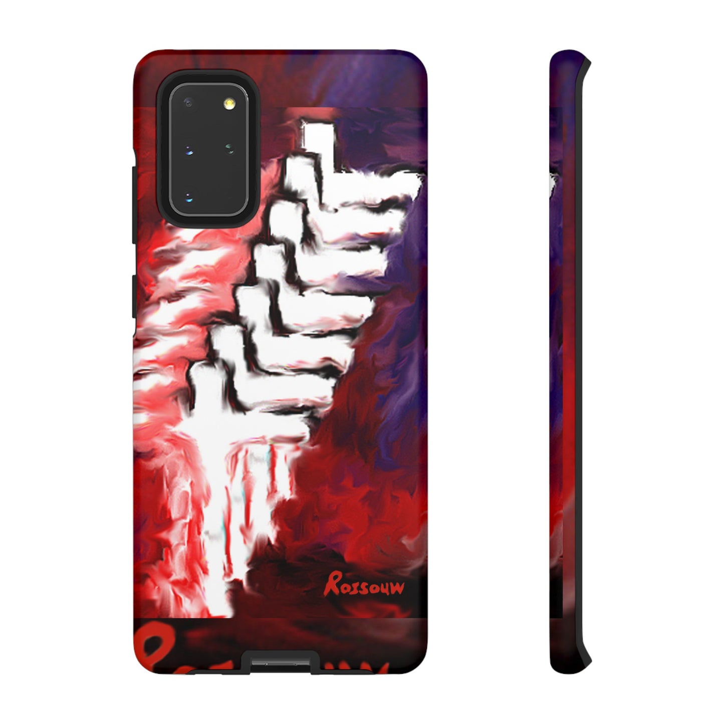 "Beyond The Shadows - Cross Phone Case With Dual Layer Protection"