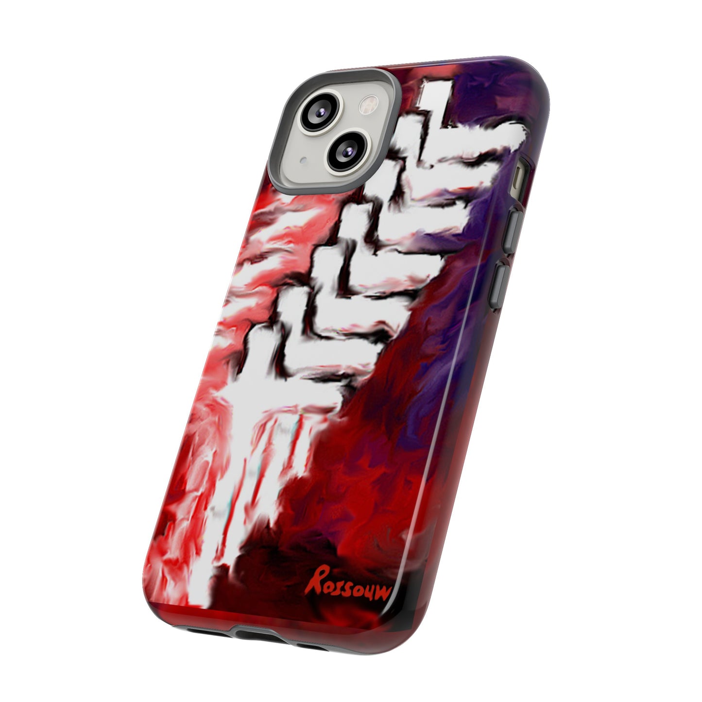 "Beyond The Shadows - Cross Phone Case With Dual Layer Protection"