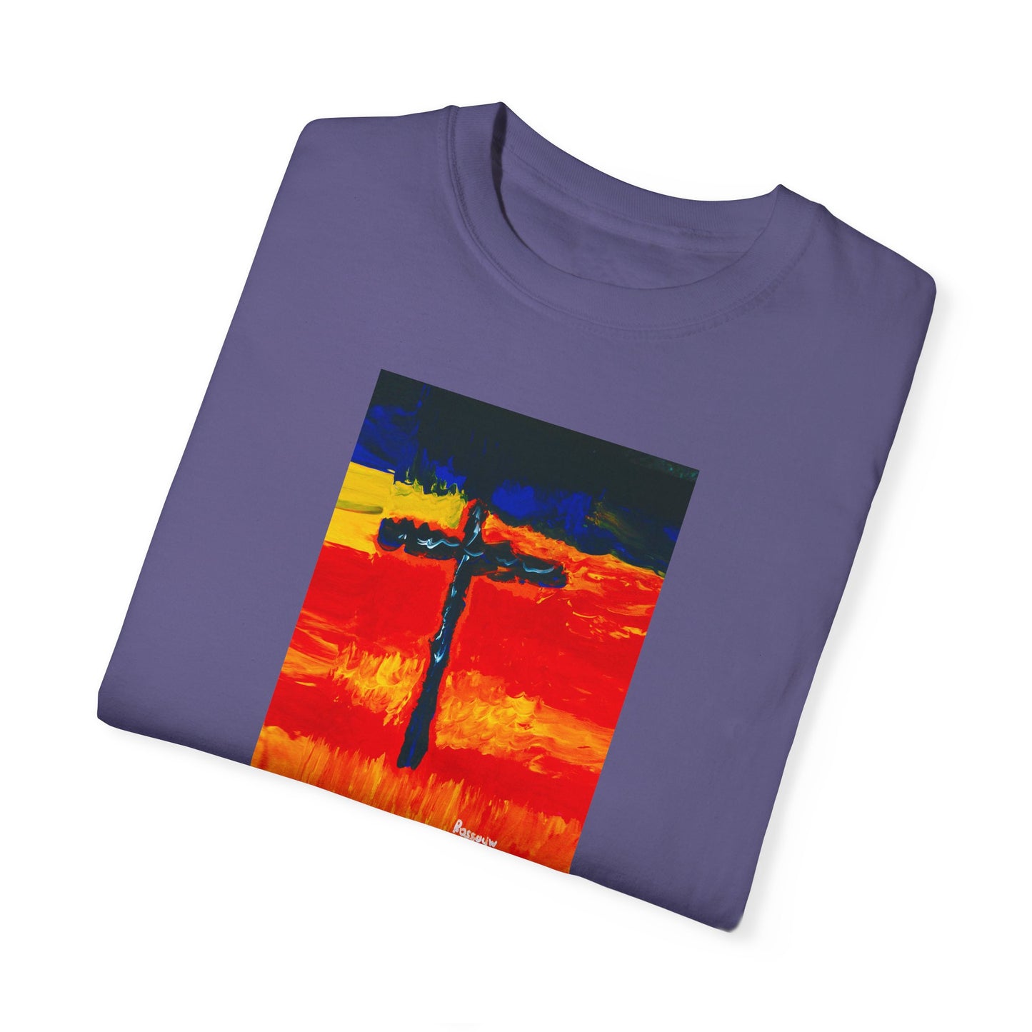 “Rainbow Warrior - Spiritual Art Unisex Dyed T-Shirt – Comfort Colors 1717"