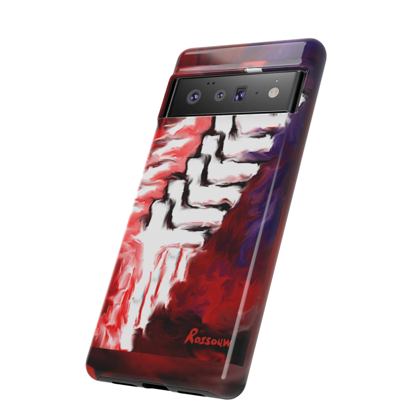 "Beyond The Shadows - Cross Phone Case With Dual Layer Protection"