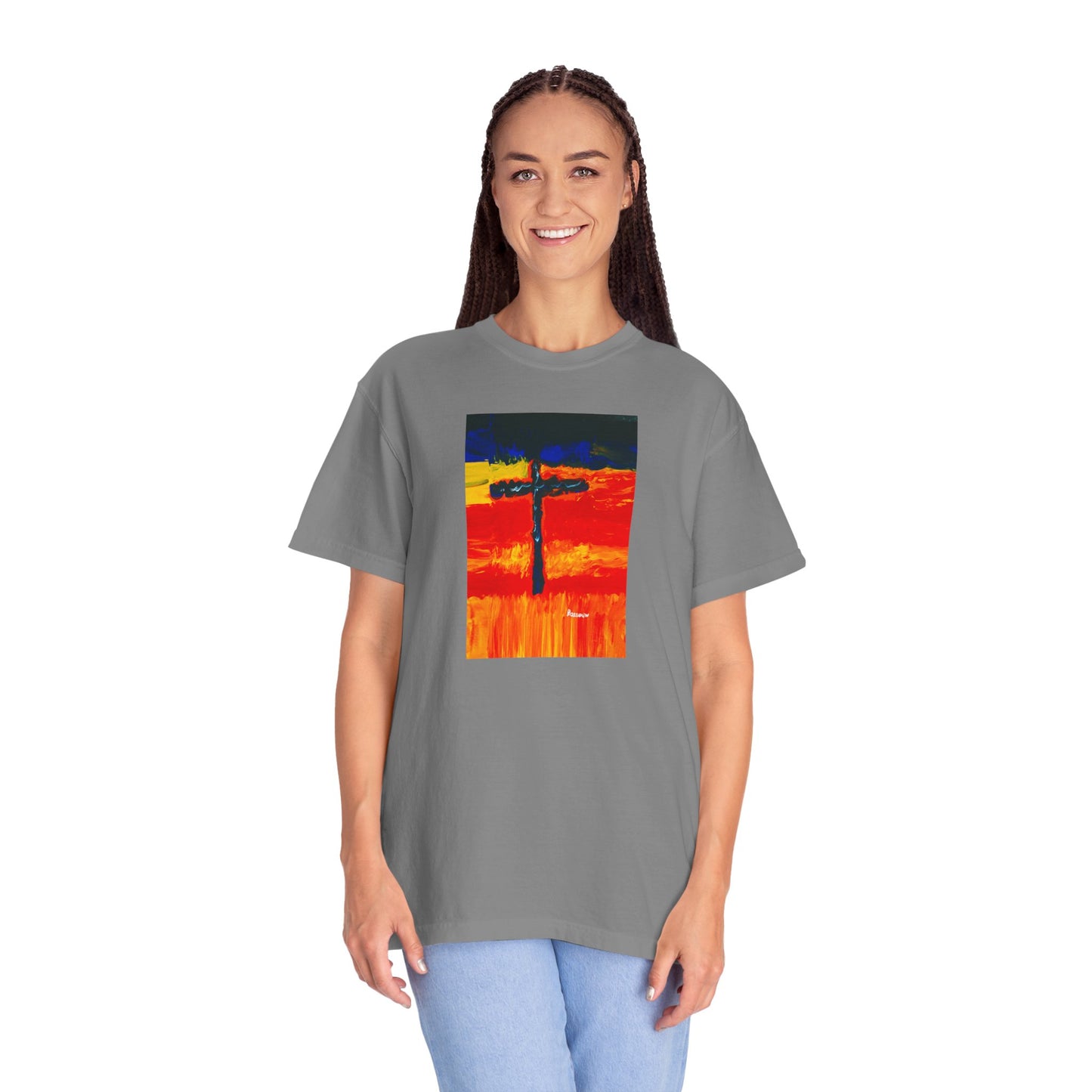 “Rainbow Warrior - Spiritual Art Unisex Dyed T-Shirt – Comfort Colors 1717"