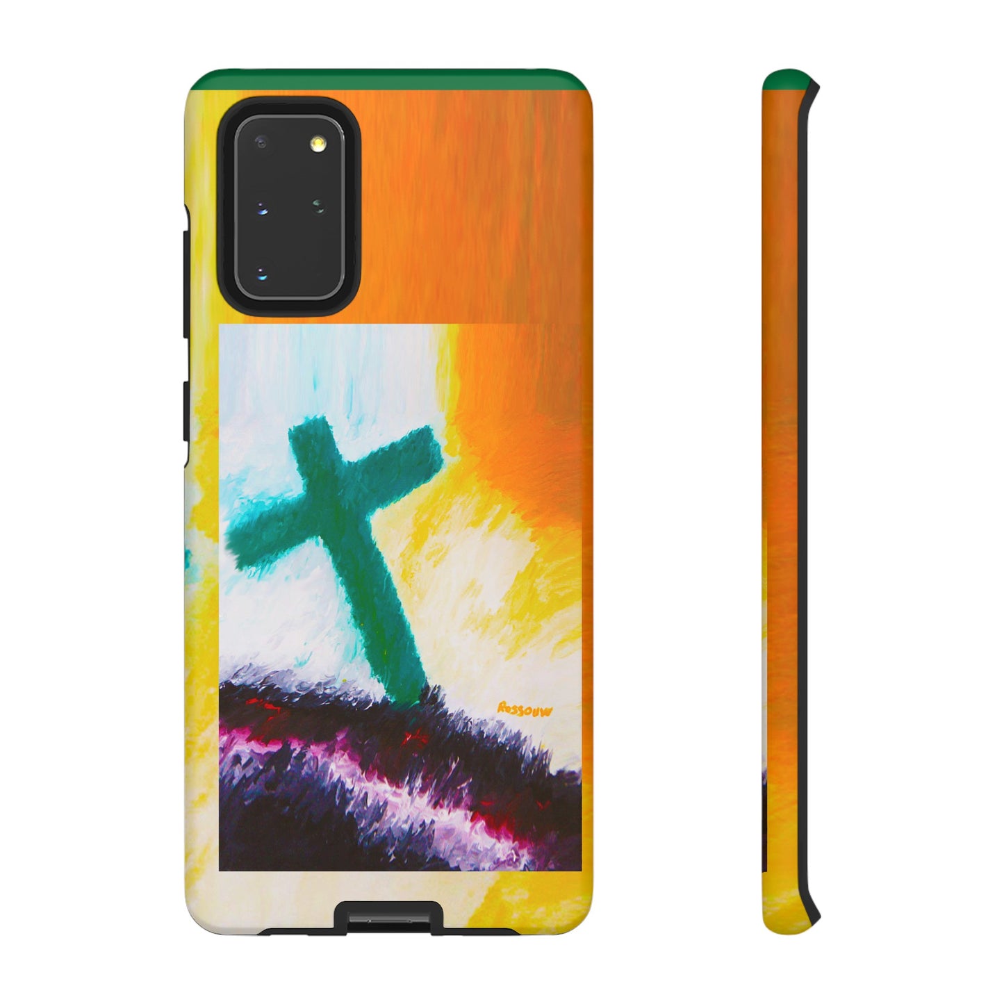 "Sunrise - Divine Cross Protective Phone Case"