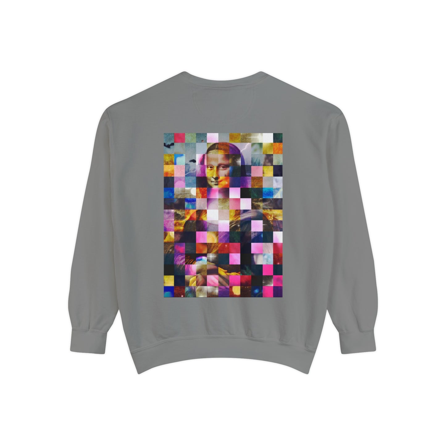 Mona Lisa (In Lights): Luxurious Unisex Garment-Dyed Sweatshirt