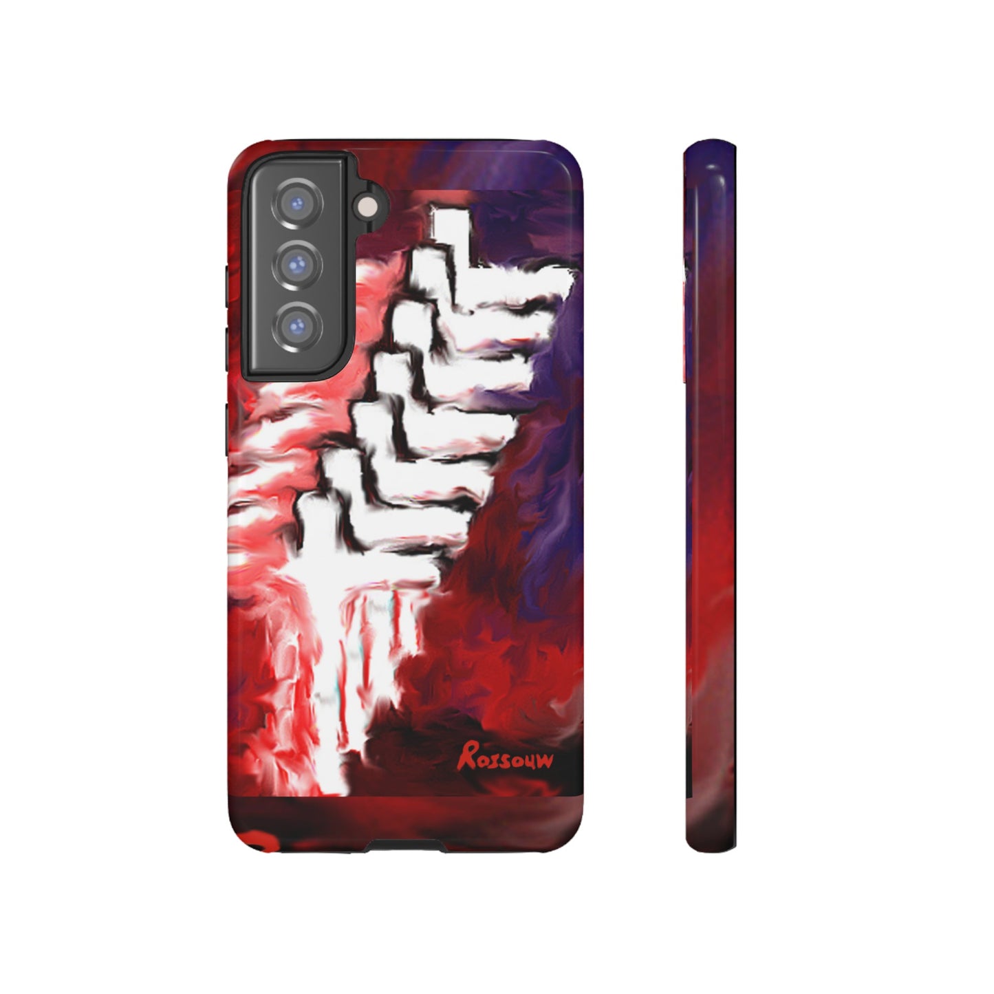 "Beyond The Shadows - Cross Phone Case With Dual Layer Protection"