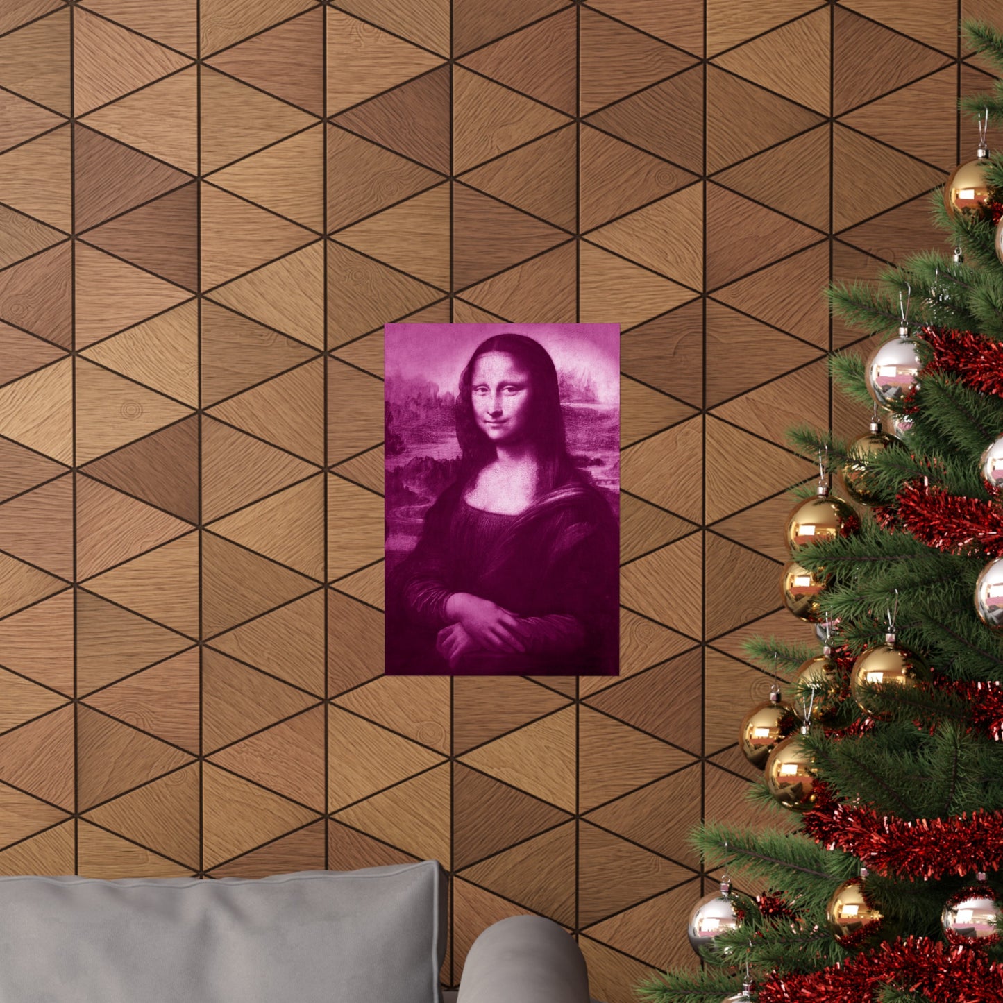 Reimagined Mona Lisa: Premium Matte Vertical Poster on Museum-Grade Paper