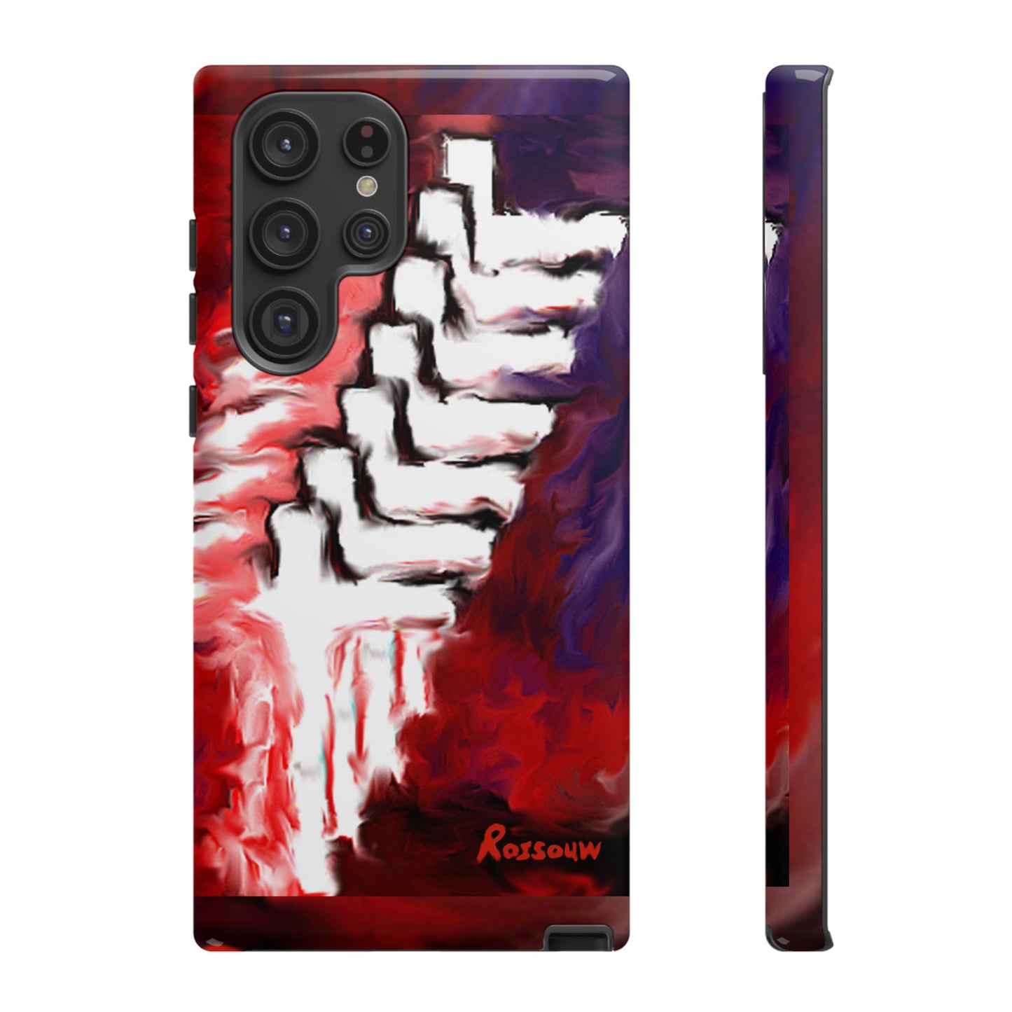 "Beyond The Shadows - Cross Phone Case With Dual Layer Protection"