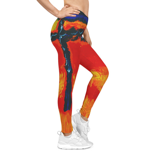 "Rainbow Warrior - Inspirational Women's Casual Leggings"