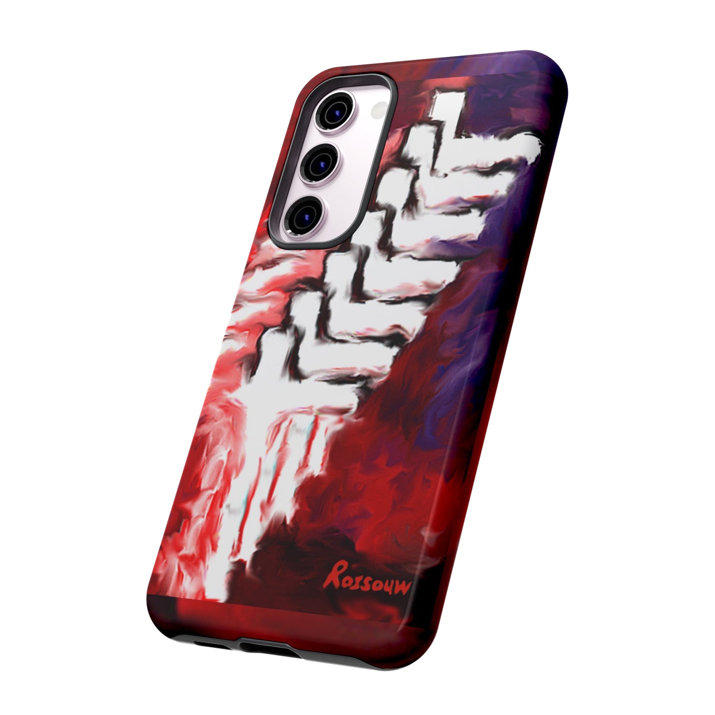 "Beyond The Shadows - Cross Phone Case With Dual Layer Protection"