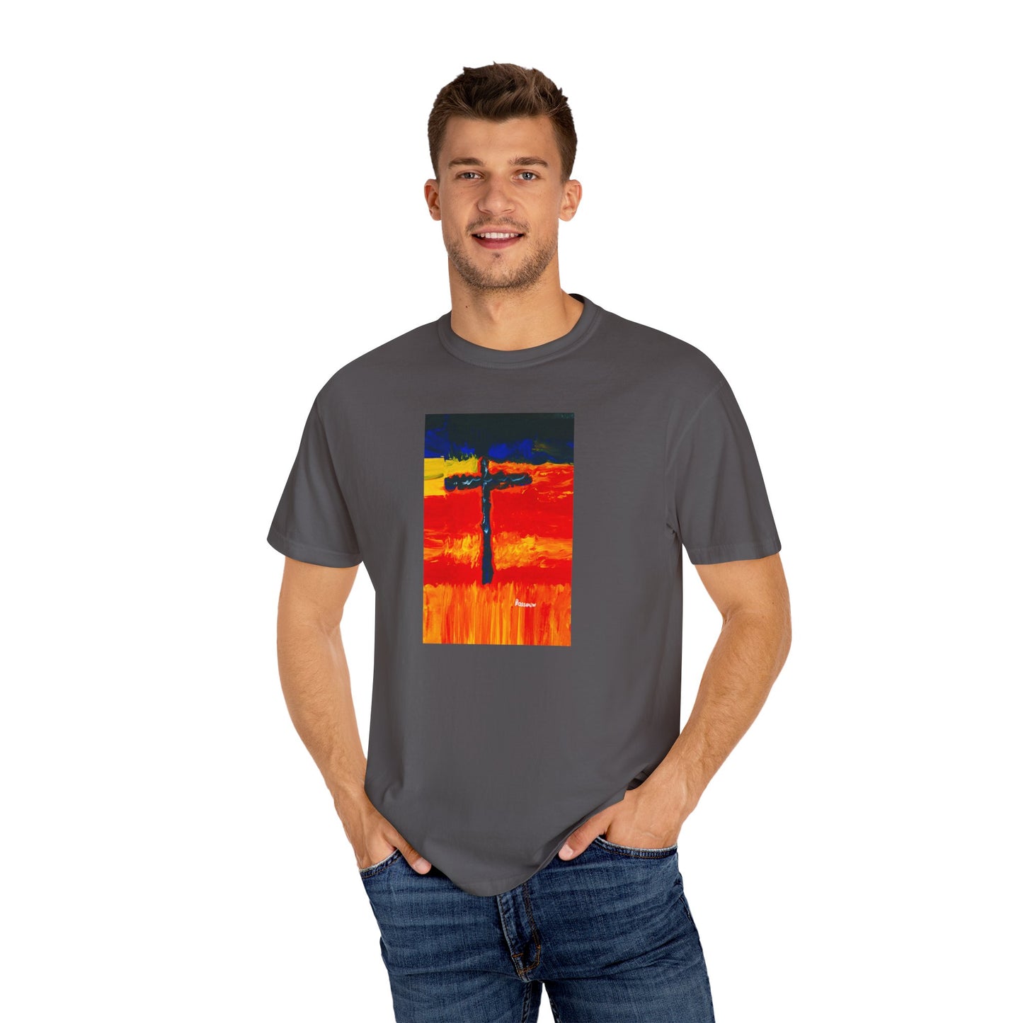 “Rainbow Warrior - Spiritual Art Unisex Dyed T-Shirt – Comfort Colors 1717"