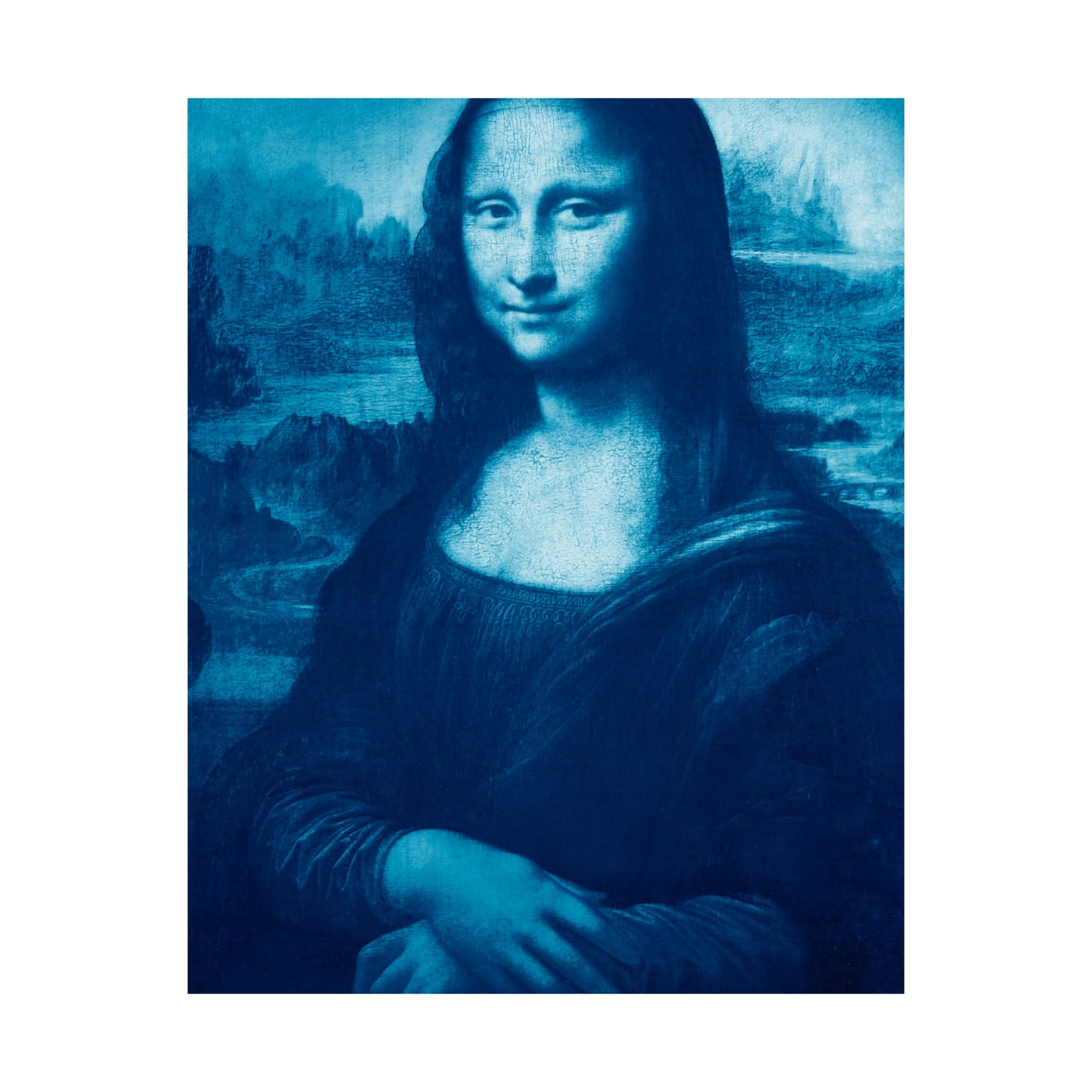 Reimagined Mona Lisa: Premium Matte Vertical Poster on Museum-Grade Paper