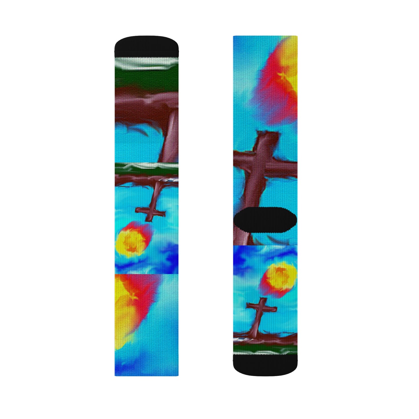 "Sunshine" - Inspirational Sublimation Socks