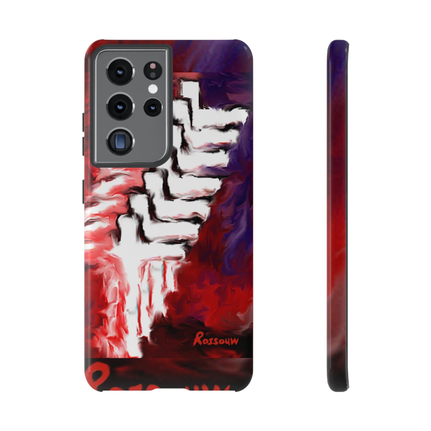 "Beyond The Shadows - Cross Phone Case With Dual Layer Protection"