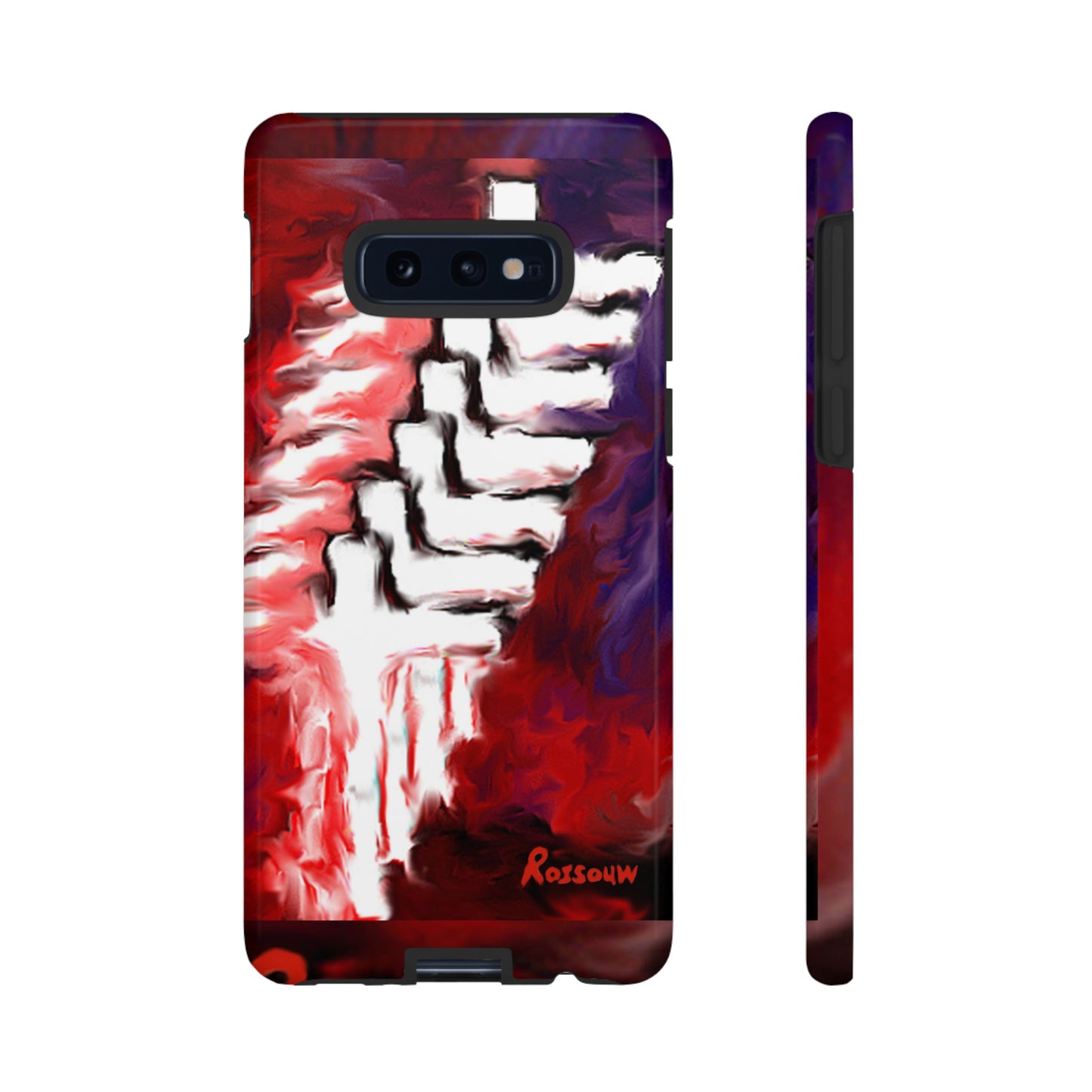 "Beyond The Shadows - Cross Phone Case With Dual Layer Protection"