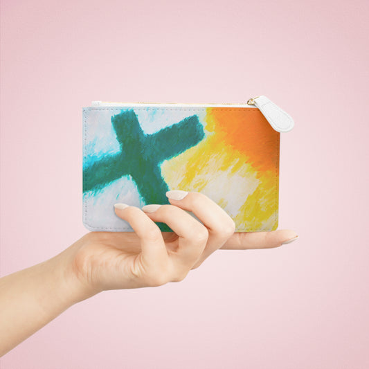 "Inspirational Cross Mini Clutch Bag – Chic, Compact"