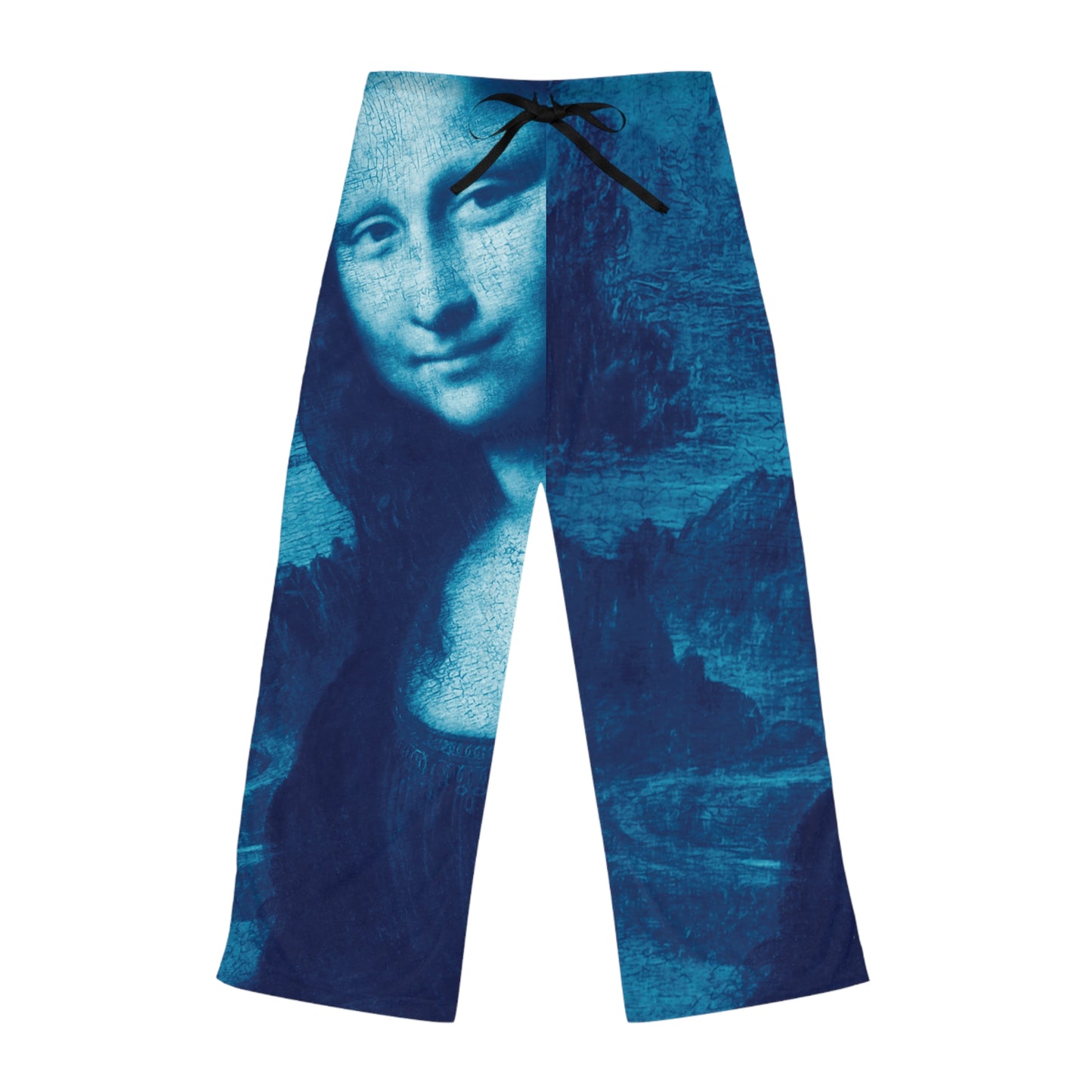 Mona Lisa Pajama Pants: Luxurious Elegance Meets Iconic Artistry