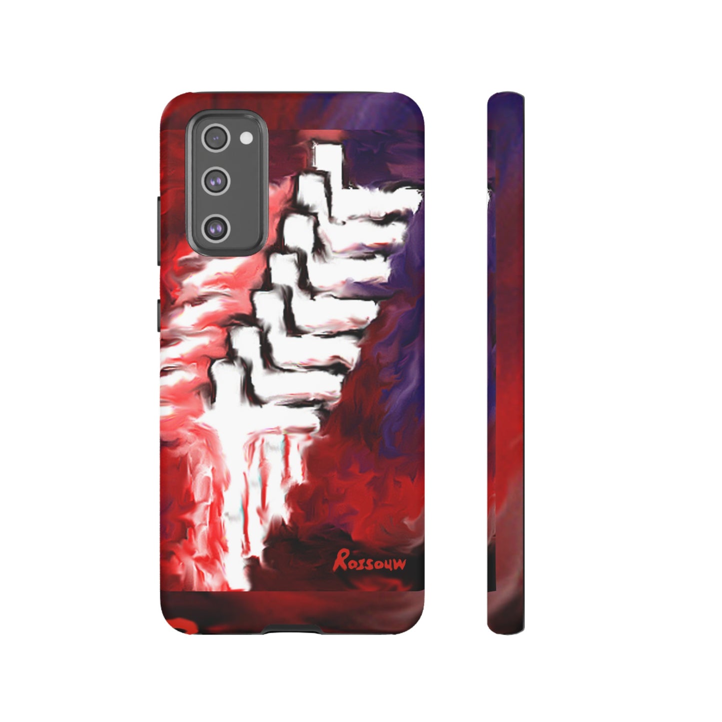 "Beyond The Shadows - Cross Phone Case With Dual Layer Protection"