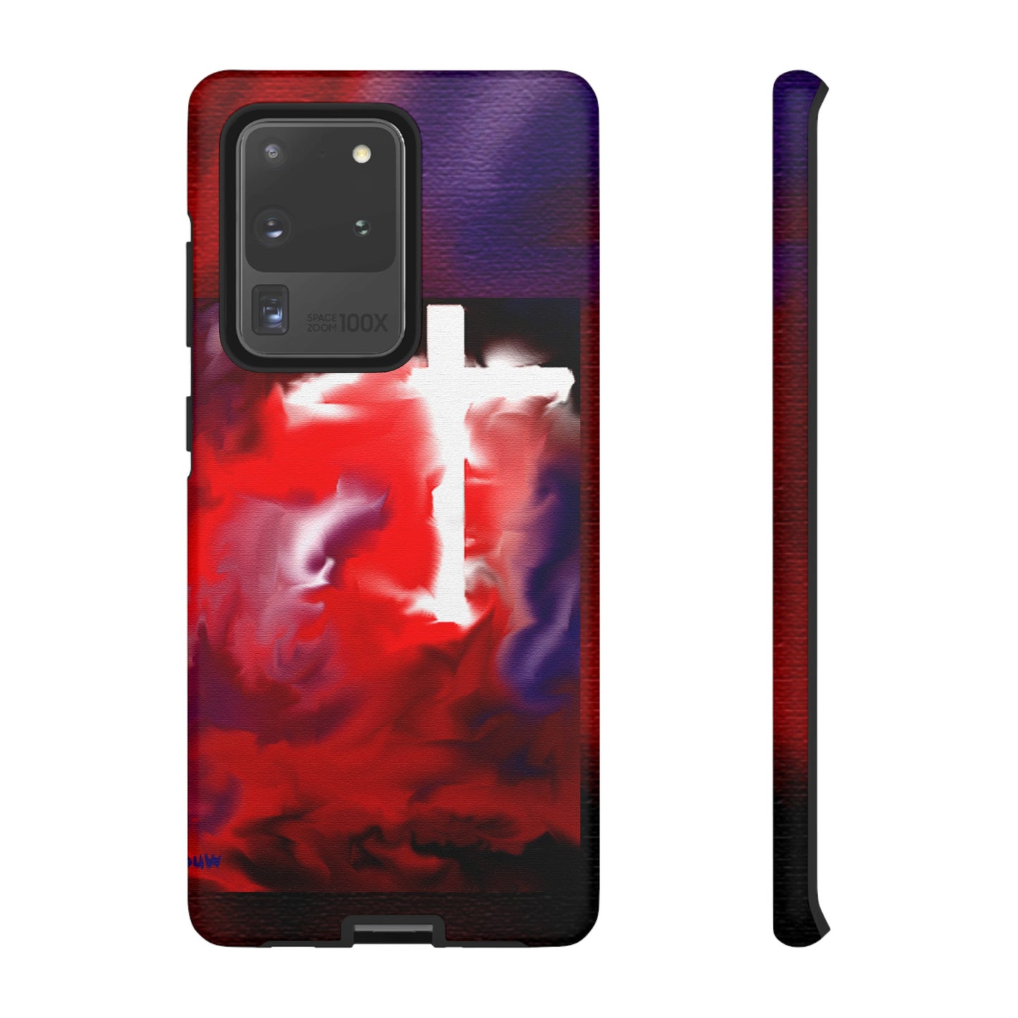 "Above The Light - Cross Art Protective Phone Case"