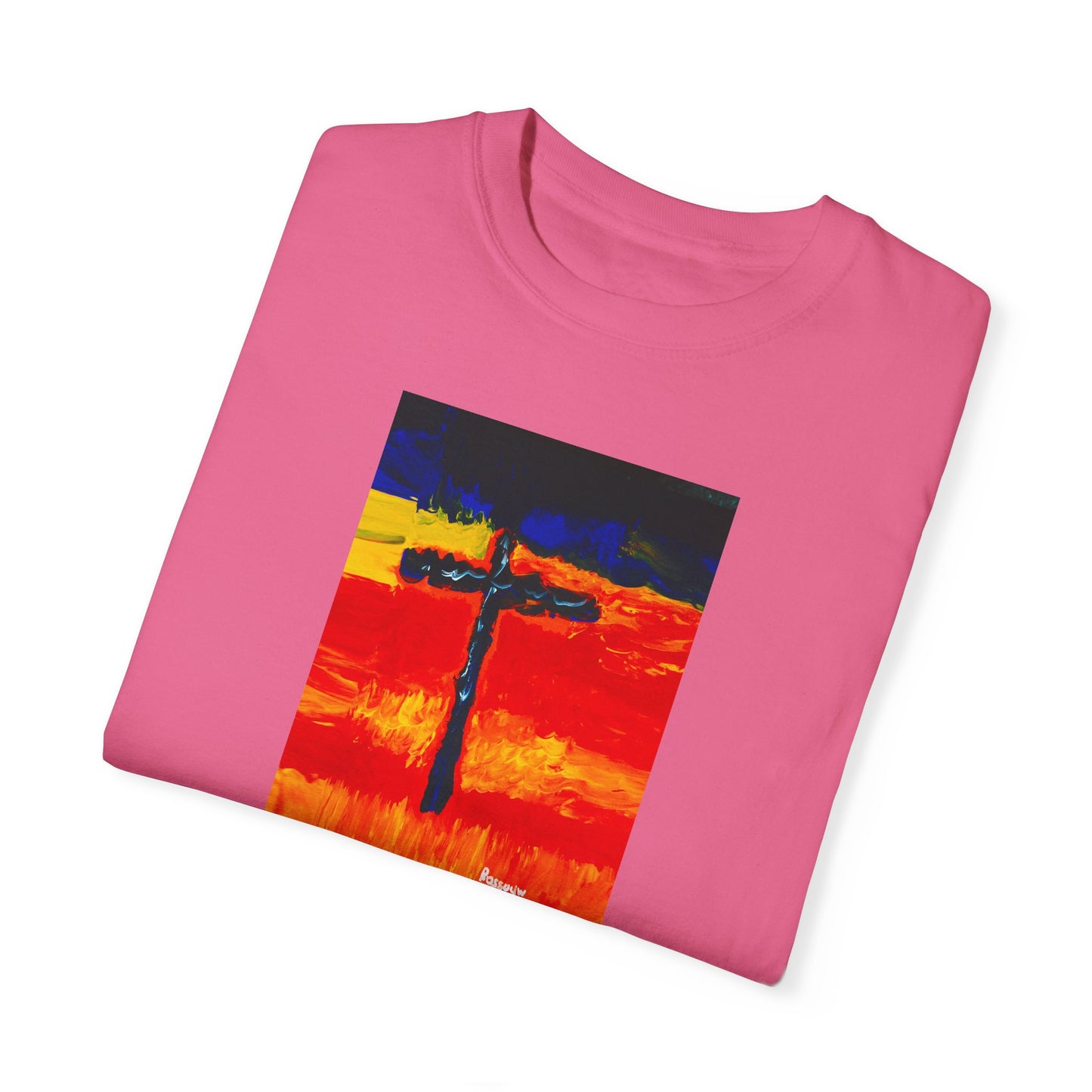 “Rainbow Warrior - Spiritual Art Unisex Dyed T-Shirt – Comfort Colors 1717"