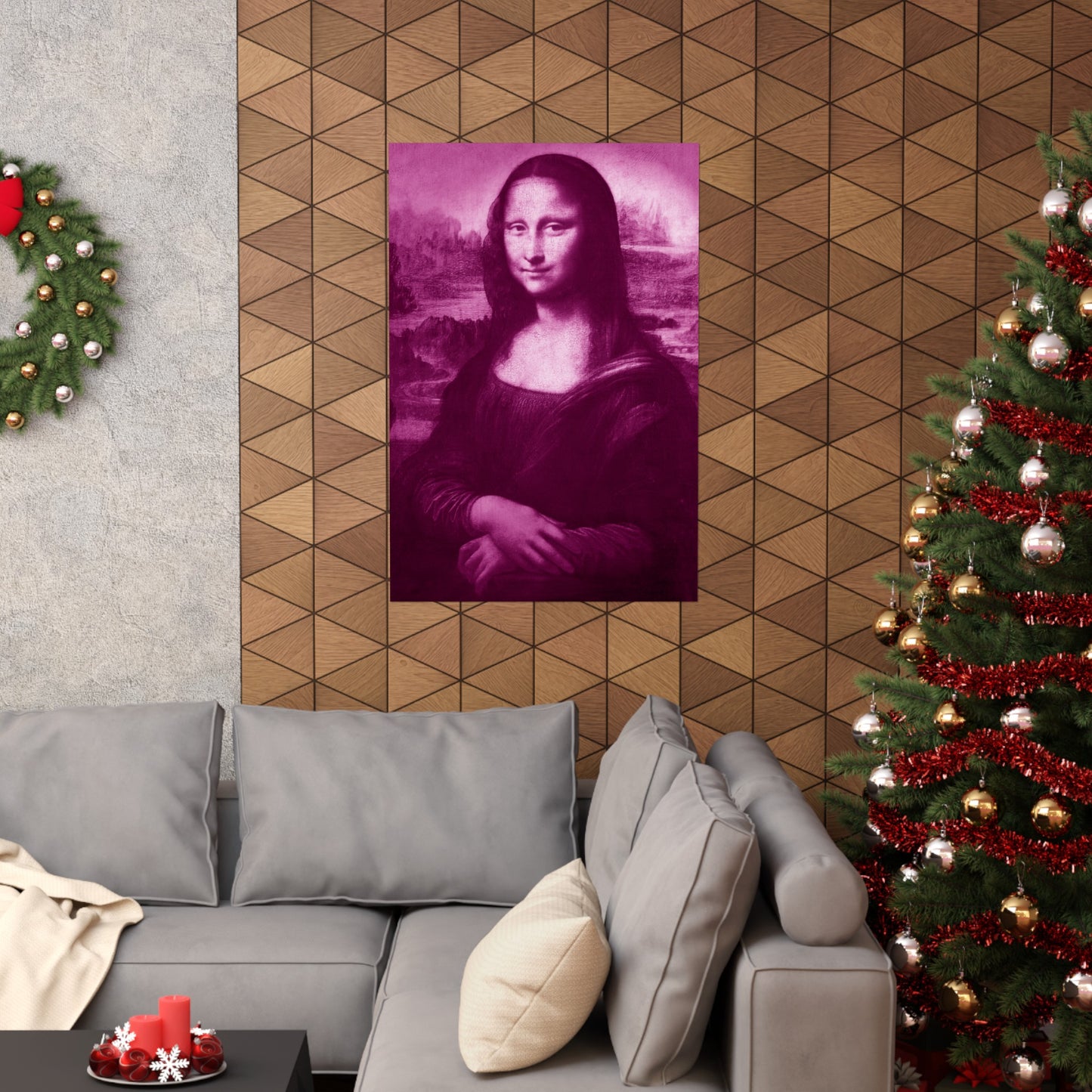 Reimagined Mona Lisa: Premium Matte Vertical Poster on Museum-Grade Paper