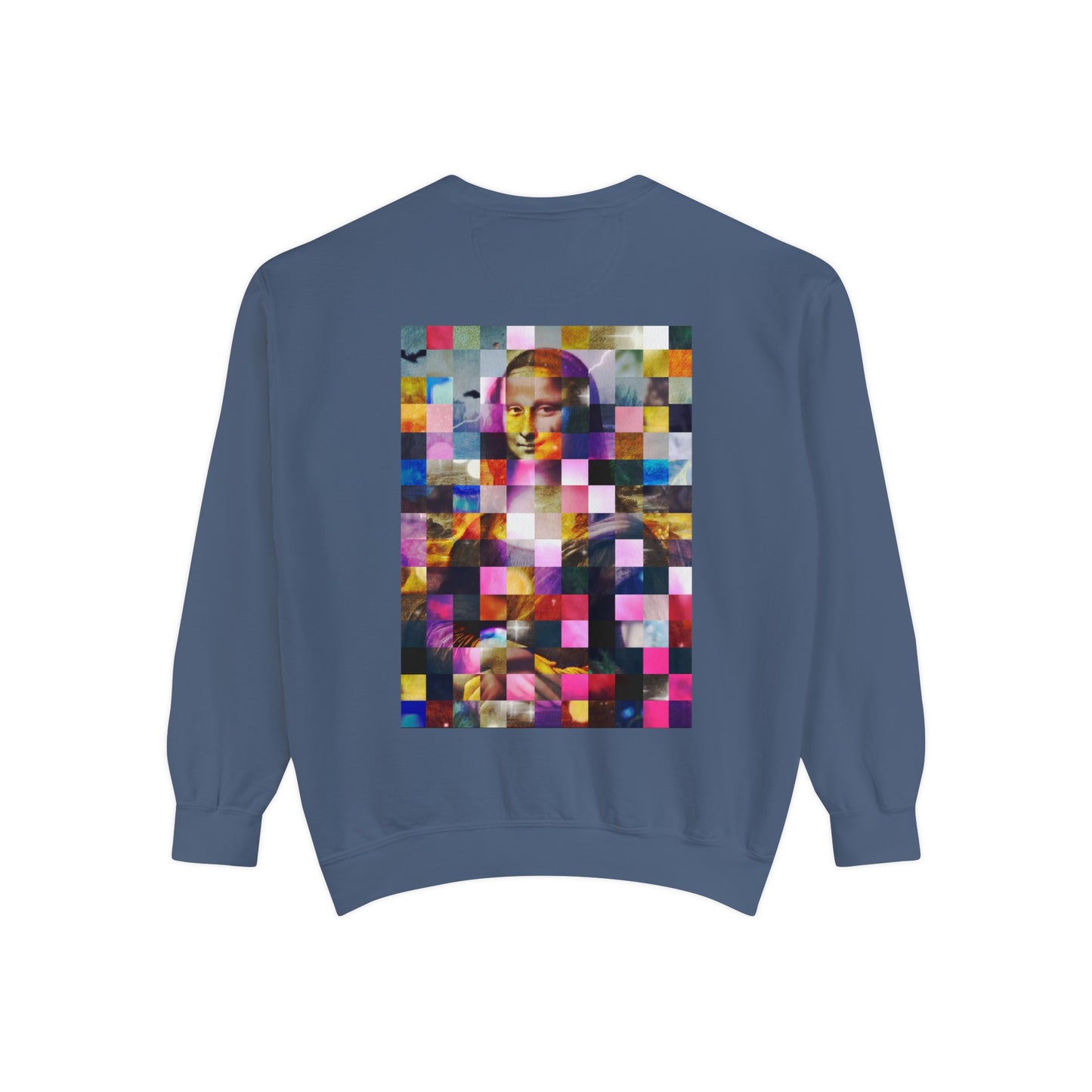 Mona Lisa (In Lights): Luxurious Unisex Garment-Dyed Sweatshirt