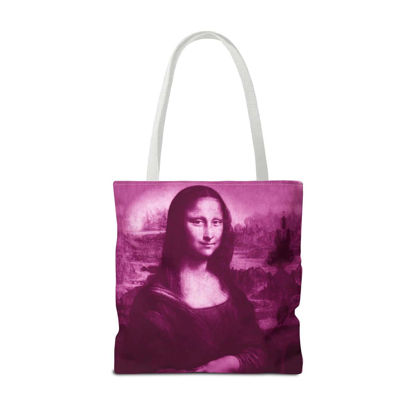 Mona Lisa (Pnk) Tote Bags: Stunning Designer Fashion