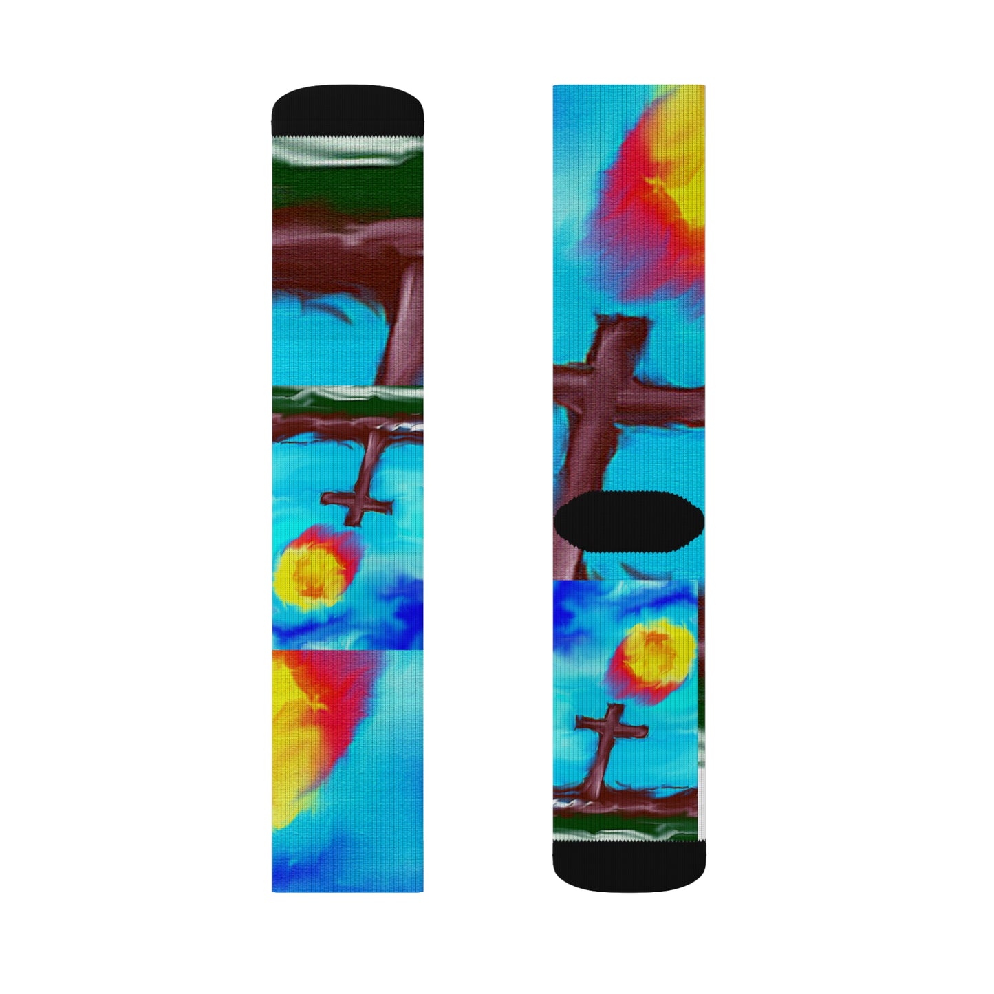 "Sunshine" - Inspirational Sublimation Socks