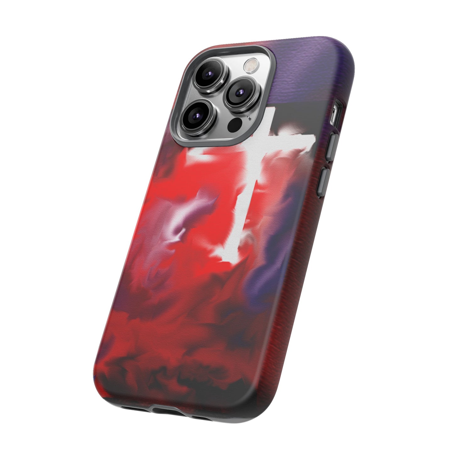 "Above The Light - Cross Art Protective Phone Case"