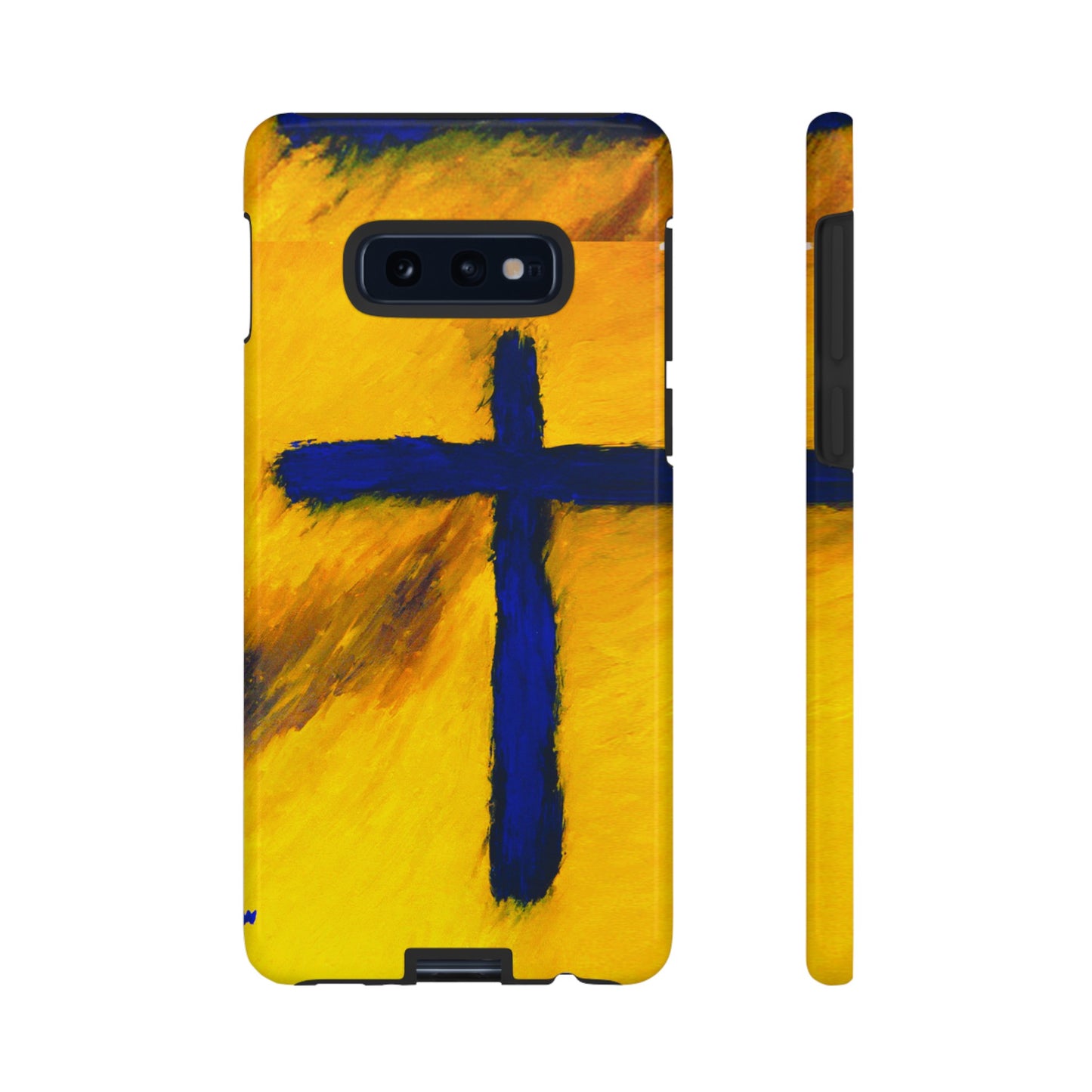 "Blue Falcon - Divine Cross Protective Phone Case"