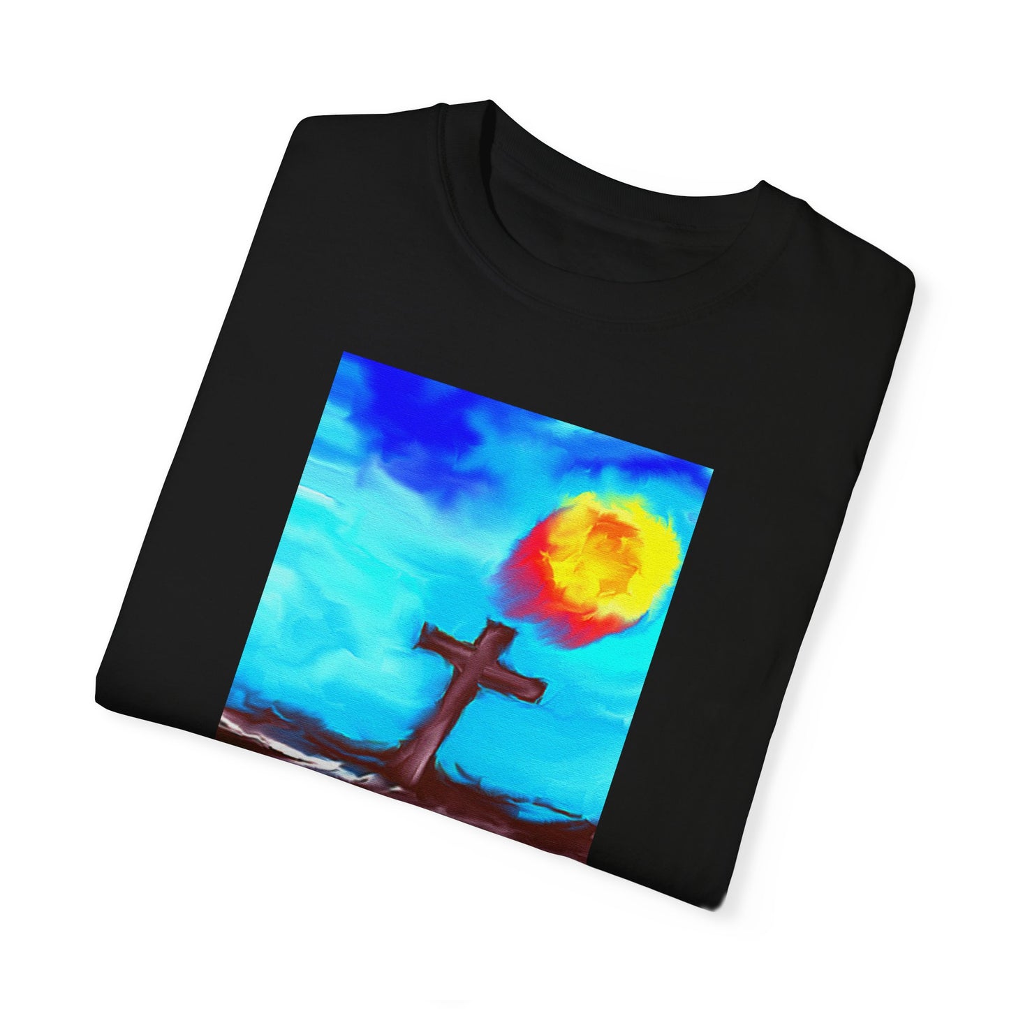 “Sunlight - Spiritual Art Unisex Dyed T-Shirt – Comfort Colors 1717"